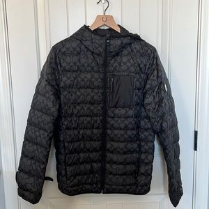 Coach puffer jacket with hood